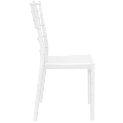 Καρέκλα Ακρυλική Chiavari Glossy White 45X51X91εκ.