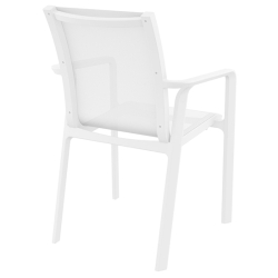 Πολυθρόνα Πολυπροπυλενίου Pacific White/White 57X62X90εκ.